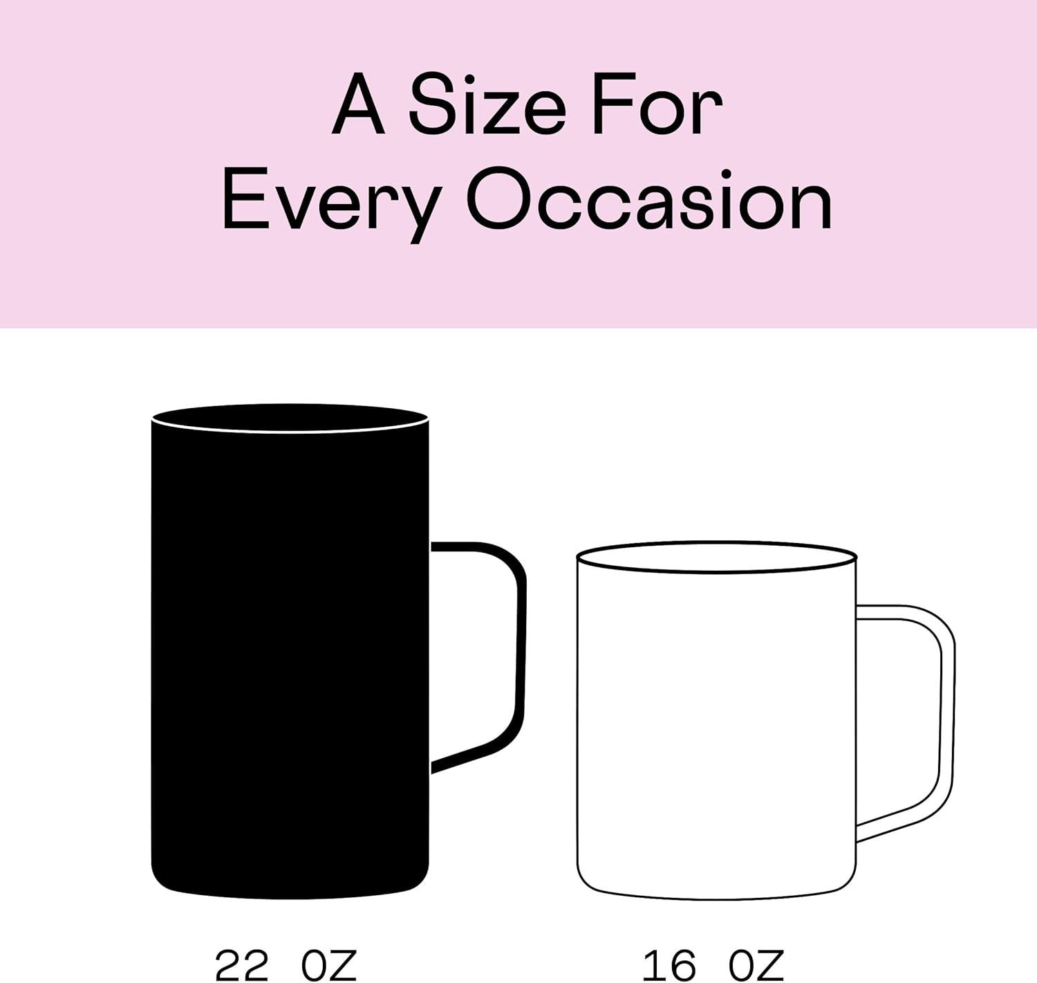 22 oz Corkcicle Cup Size | Snow Leopard