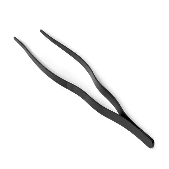Rosendahl RÅ Kitchen Tongs, Gun Metallic, H: 0.6"