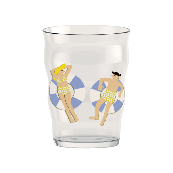 Holmegaard x Mikkeller Annual Pint Beer Glass, Clear, 13.5 Oz