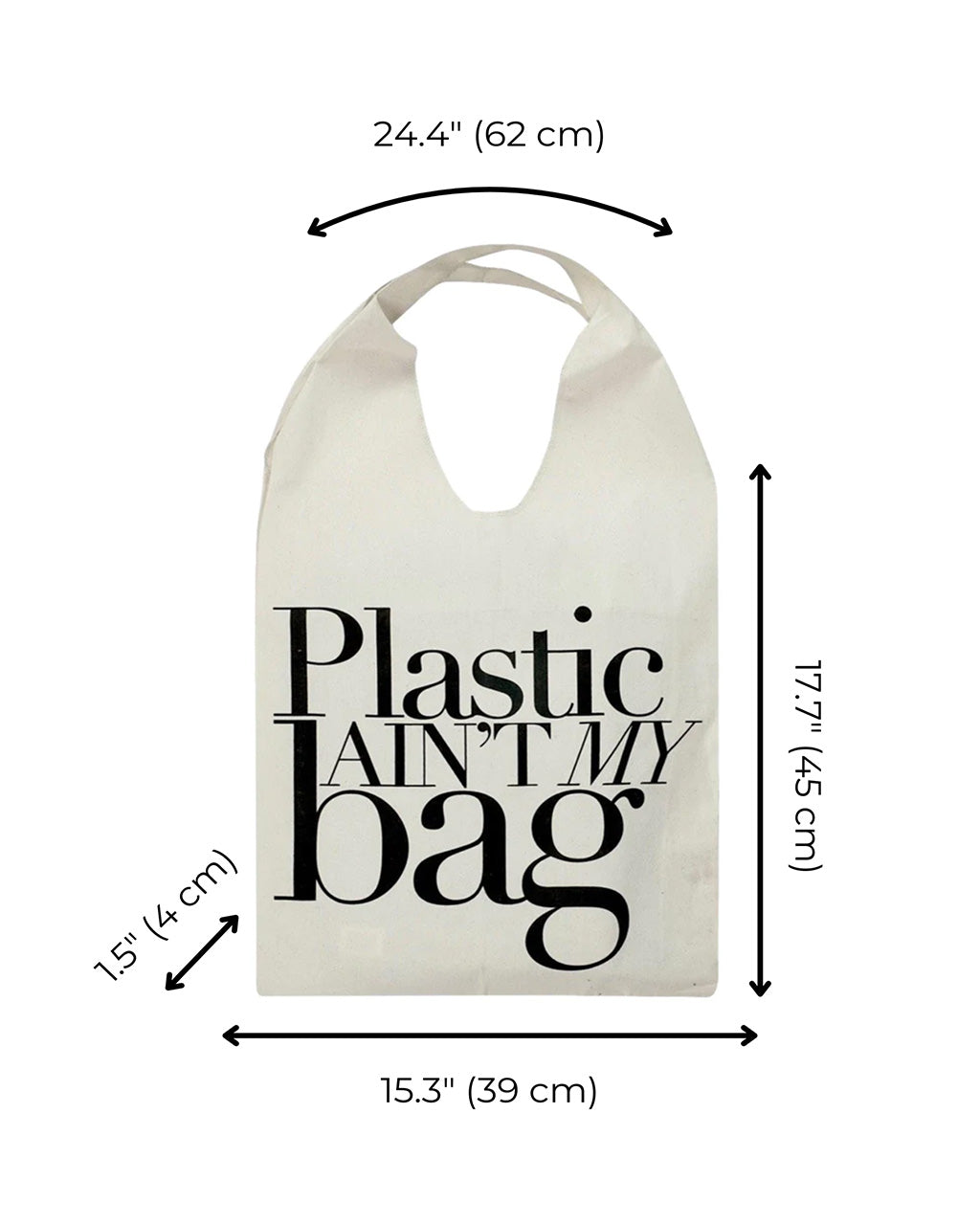 bag-all Plastic Ain't My Bag Tote Bag