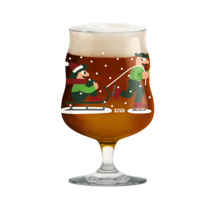 Holmegaard x Mikkeller Universal Beer Christmas Glass, 13.5 Oz