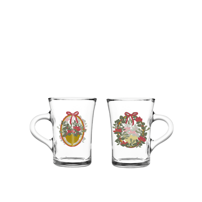Holmegaard Christmas Hot Drinks Glass, 7.8 oz