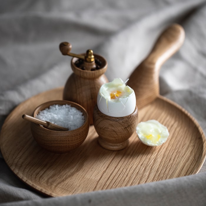 Kay Bojesen Menageri Serving Dish, Oak, Ø: 9.6"