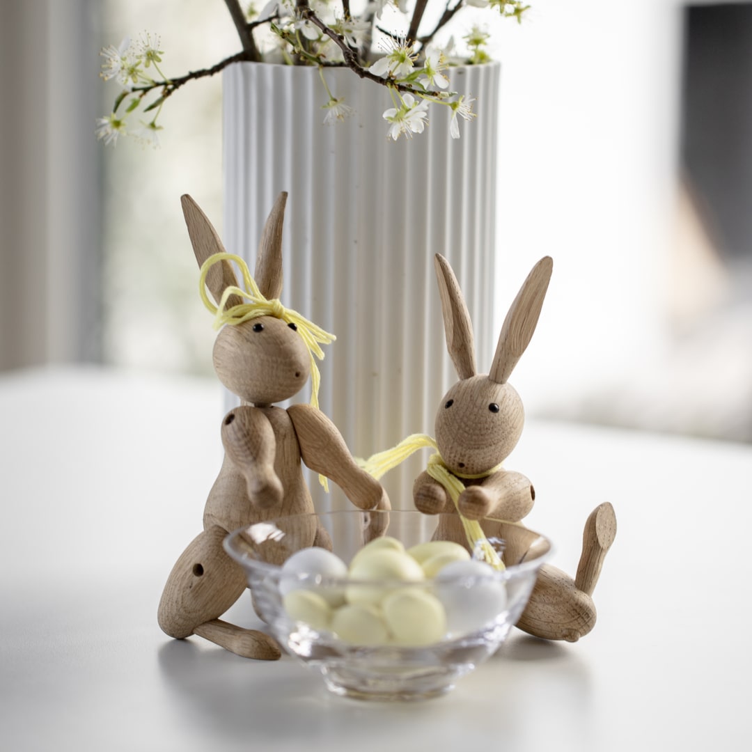 Kay Bojesen Rabbit, Oak, H: 6.3"