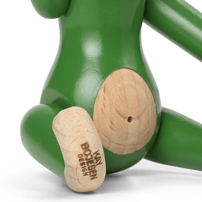 Kay Bojesen Vintage Monkey, Mini, Green, H: 3.7"