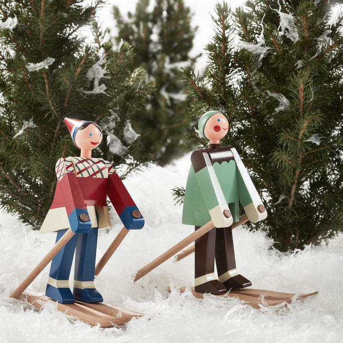 Kay Bojesen The Skier, Datti, H: 6.3"