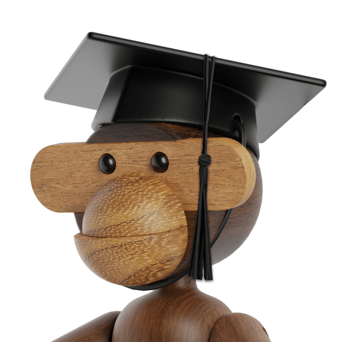 Kay Bojesen Graduation Cap, Black