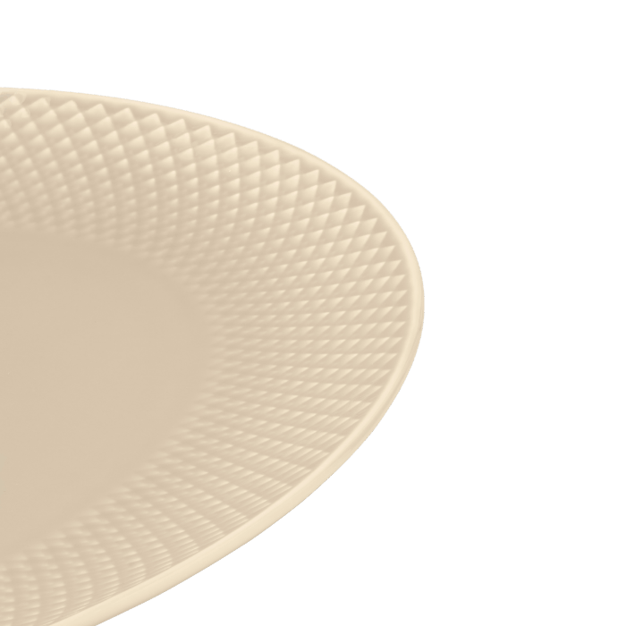 Lyngby Porcelæn Rhombe Earth Serving Dish, Marble, W: 13.8"