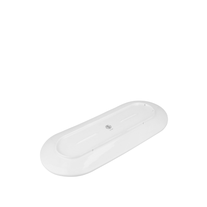 Lyngby Porcelæn Tura Oval Serving Dish, White, W: 13.4"