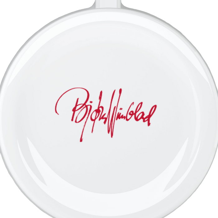 Bjørn Wiinblad Eva Christmas Ornament, Red/Green, H: 3"