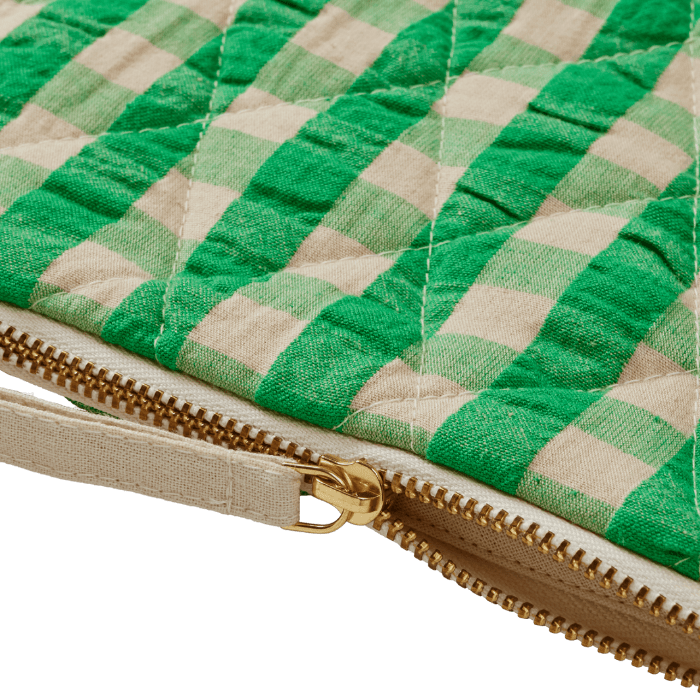 JUNA Pondus Laptop Bag, Green/Sand