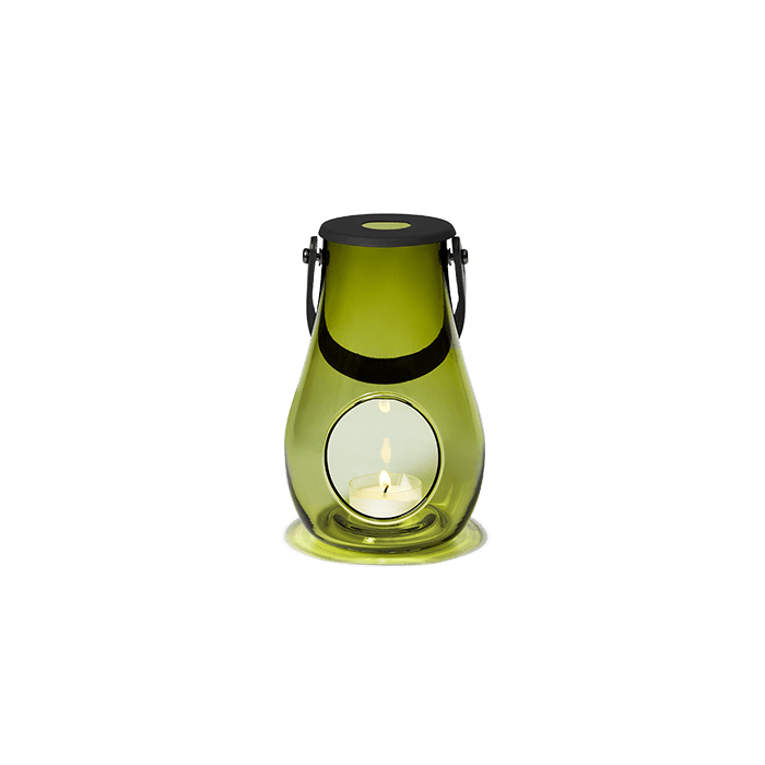 Holmegaard Design With Light Lantern, Olive Green
