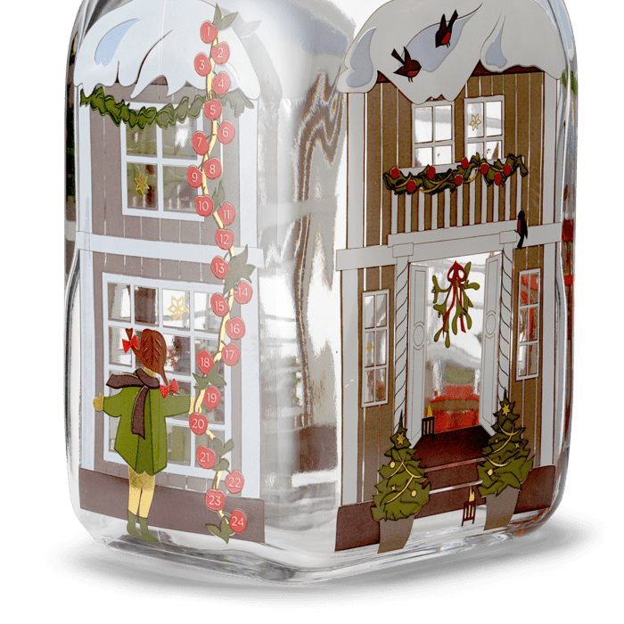 Holmegaard Christmas Bottle, Multi, 24.7 Oz