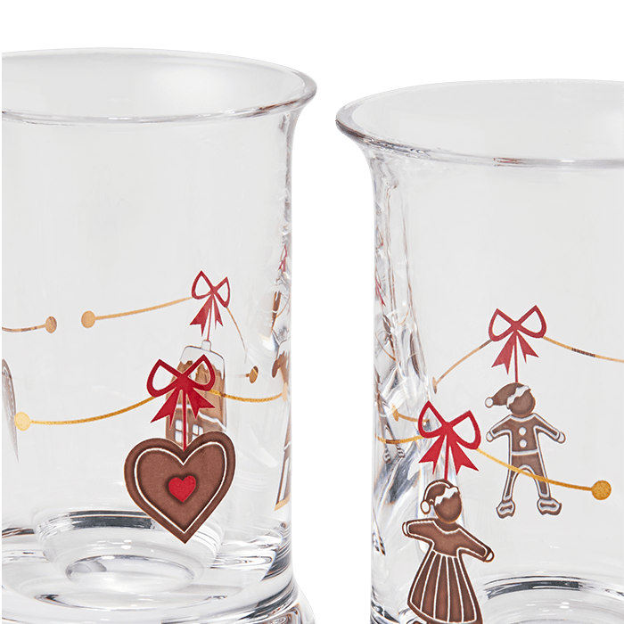 Holmegaard Christmas Dram Glasses, 1.1 Oz, 2 Pcs.