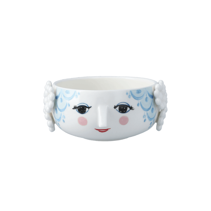 Bjørn Wiinblad Eva Bowl, Blue, Ø: 5.7"