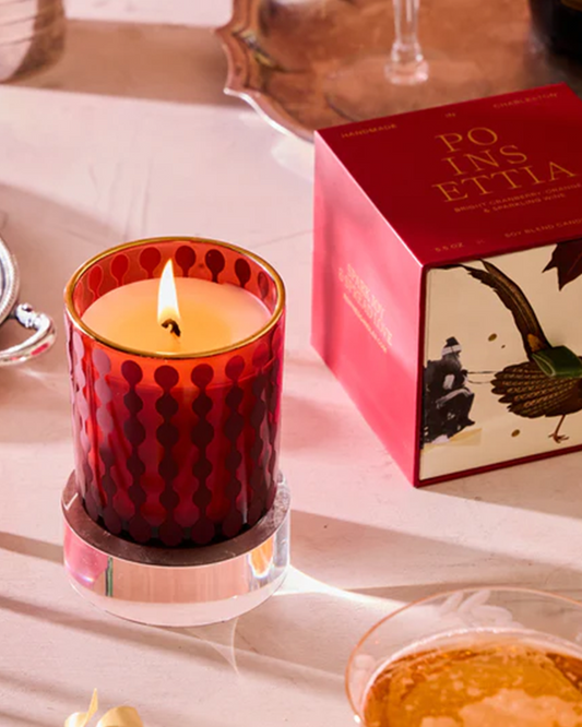 Rewined Poinsettia Candle 5.5 oz