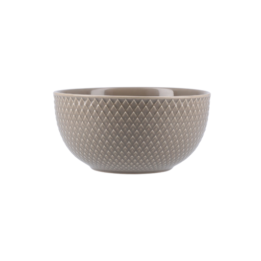 Lyngby Porcelæn Rhombe Earth Bowl, Clay, Ø: 5.1"