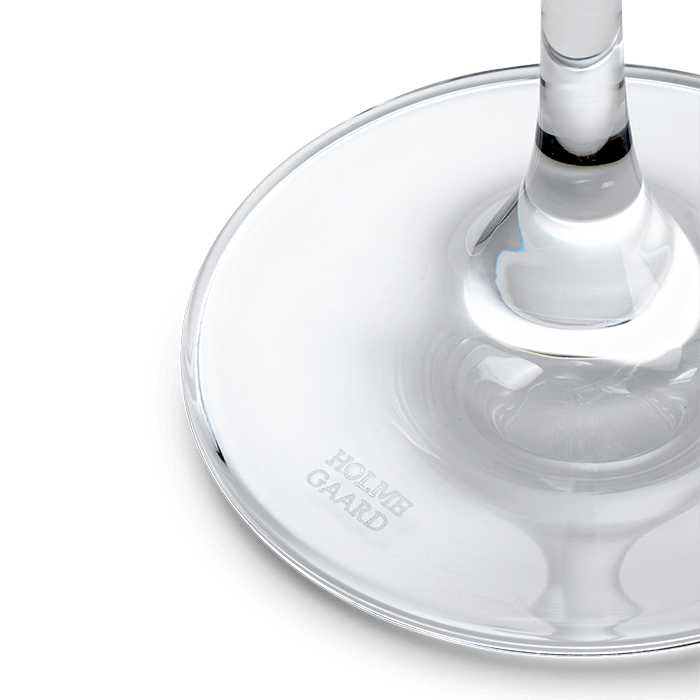 Holmegaard Cabernet Lines Champagne Glass, Clear, 9.8 Oz, 2 Pcs.