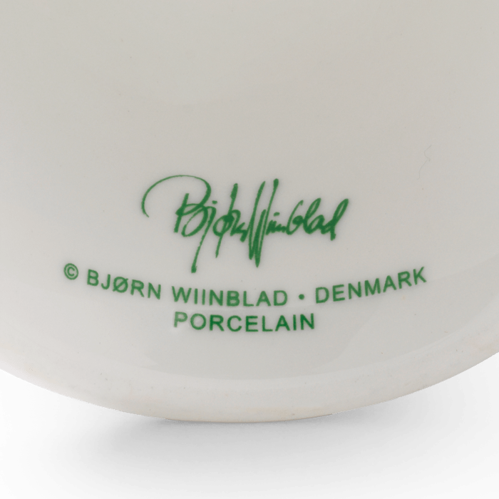 Bjørn Wiinblad Eva Bowl on Stand, Soft Pink, Ø: 9.4"