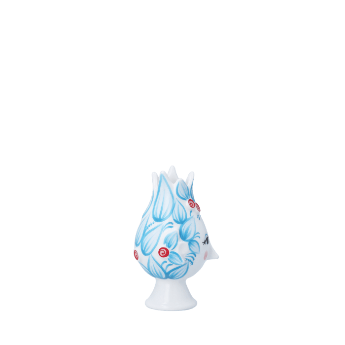 Bjørn Wiinblad Titania Candle Holder, Light Blue, H: 4.5"