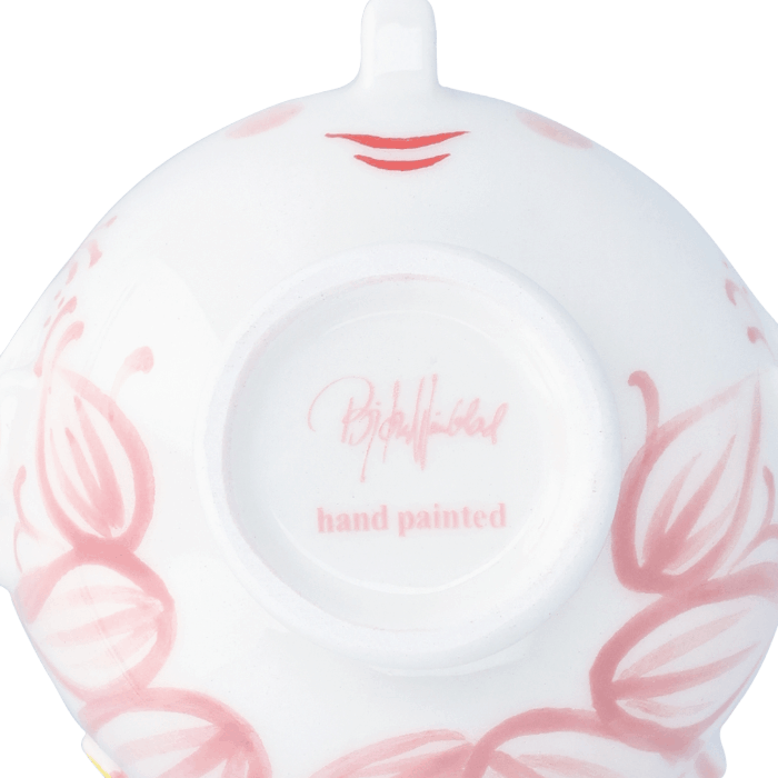 Bjørn Wiinblad Titania Tealight Holder, Pink, H: 2.6"