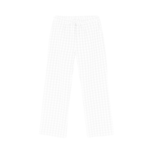 JUNA Barbara Lounge Pants, White/White