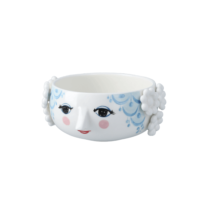 Bjørn Wiinblad Eva Bowl, Blue, Ø: 5.7"