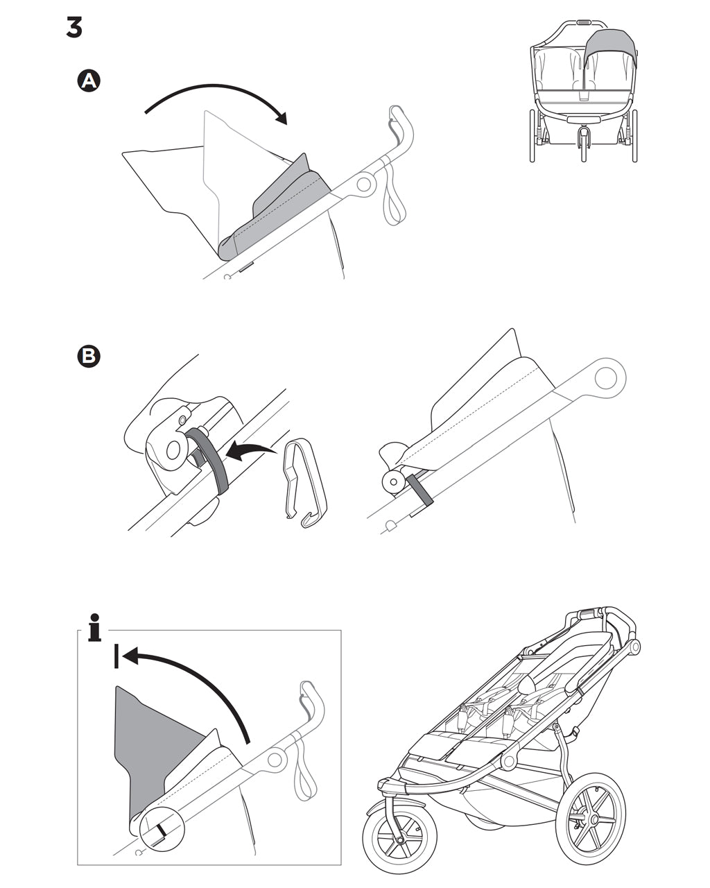 Thule Urban Glide 3 Double Car Seat Adapter Universal