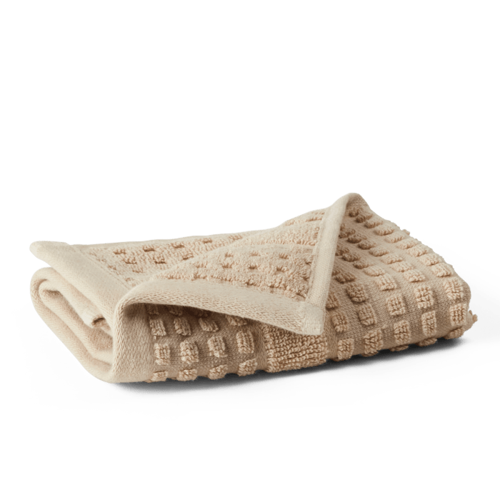 JUNA Check Towels, Sand
