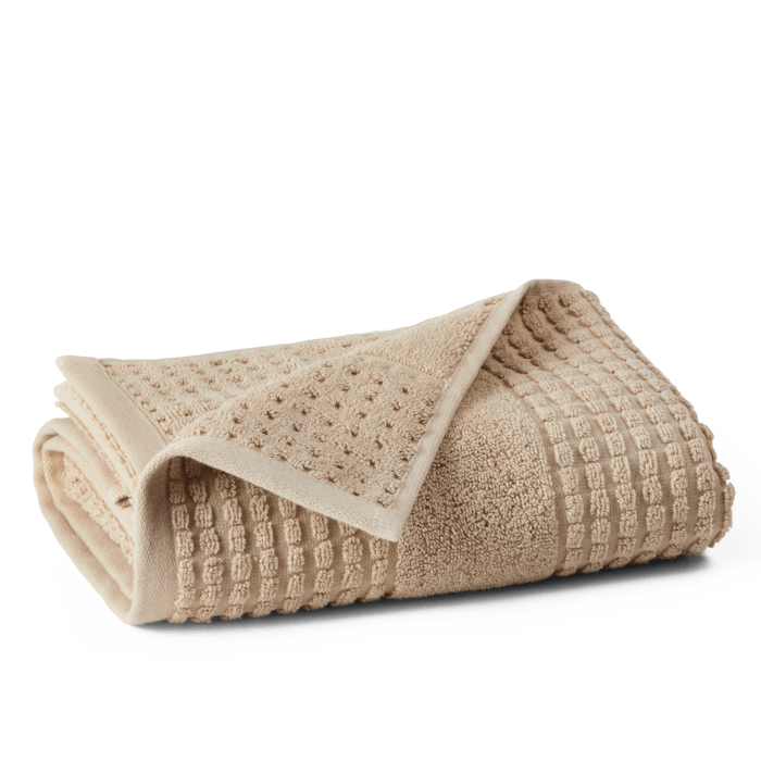 JUNA Check Towels, Sand