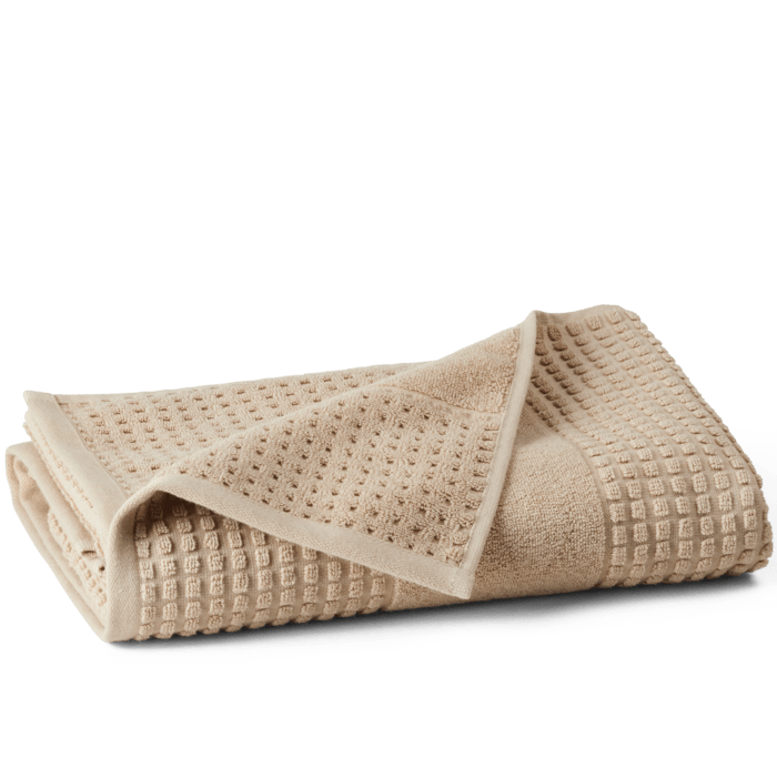 JUNA Check Towels, Sand