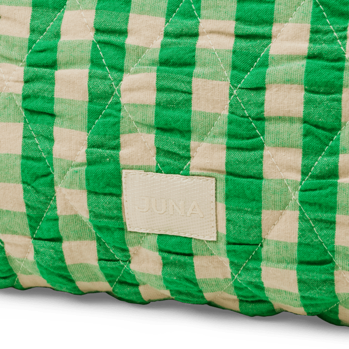 JUNA Karla Toiletry Bag, Green/Sand