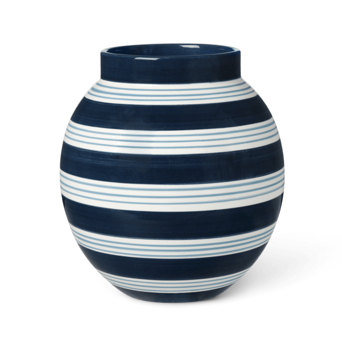 Kähler Omaggio Nuovo Vase, Dark Blue, H: 8.1"
