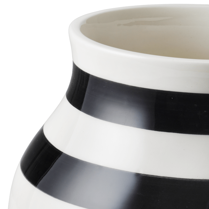 Kähler Omaggio Vase, Black