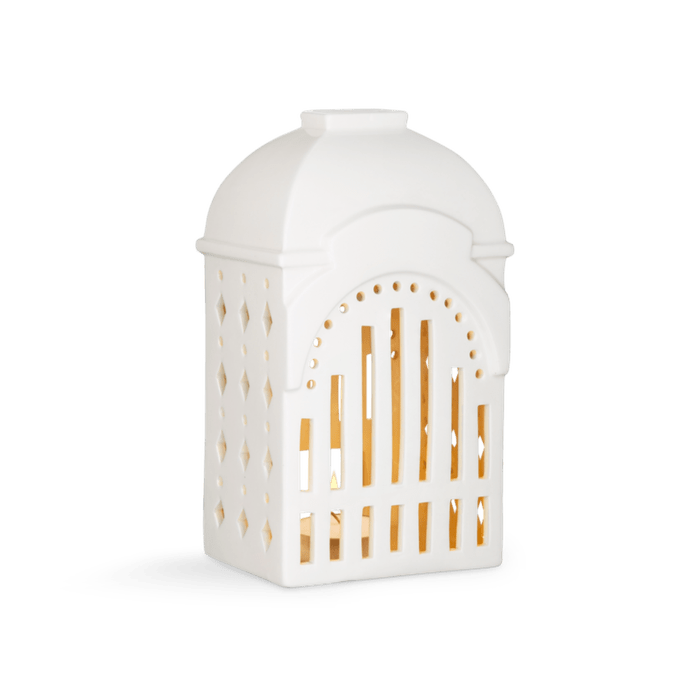 Kähler Urbania Tivoli Lighthouse Entrance, White, H: 7.3"