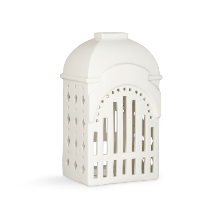 Kähler Urbania Tivoli Lighthouse Entrance, White, H: 7.3"