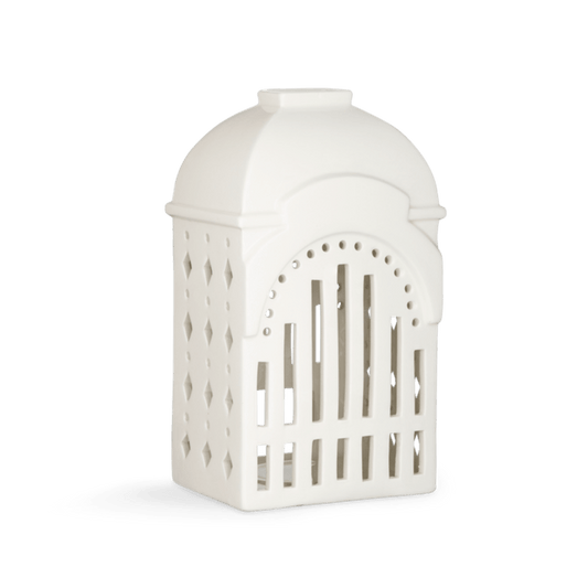 Kähler Urbania Tivoli Lighthouse Entrance, White, H: 7.3"