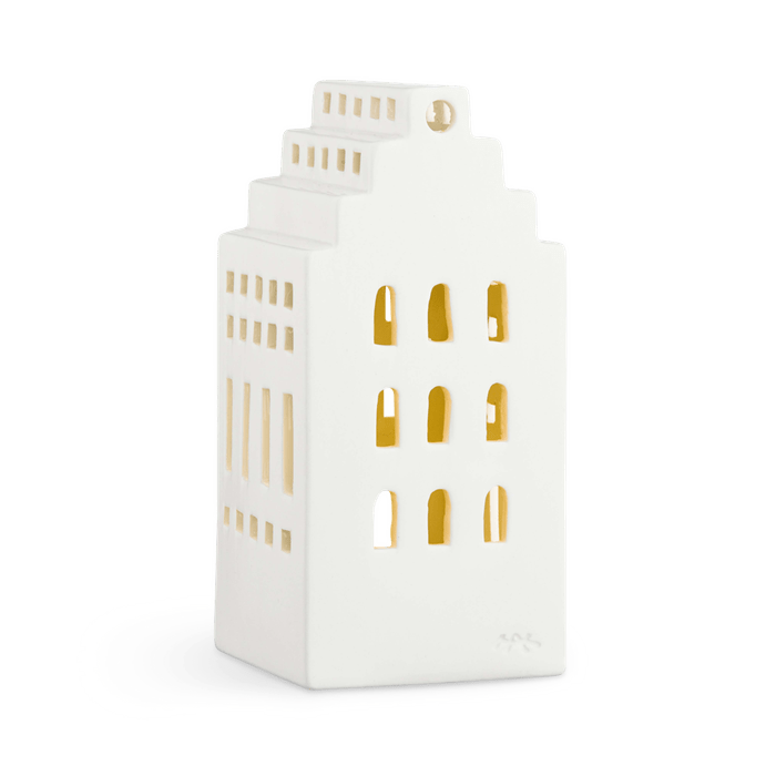 Kähler Urbania Lighthouse Manor, White, H: 6.7"