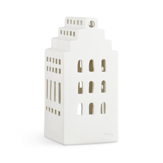 Kähler Urbania Lighthouse Manor, White, H: 6.7"