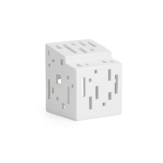 Kähler Urbania Lighthouse Functio, White, H: 3.5"