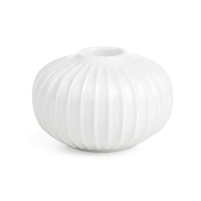 Kähler Hammershøi Candleholder Round, White