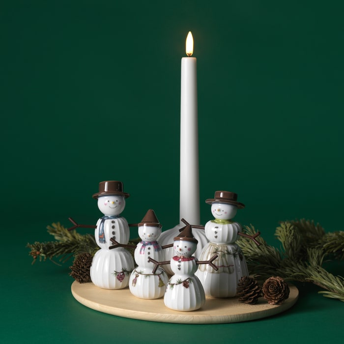 Kähler Hammershøi Christmas Snowman, H: 4.5"