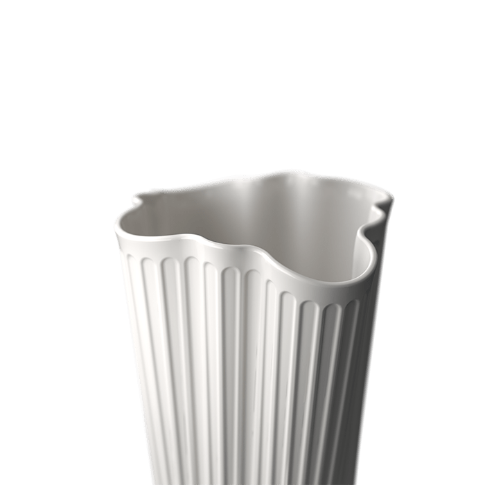 Kähler Hammershøi Unfold Vase, White