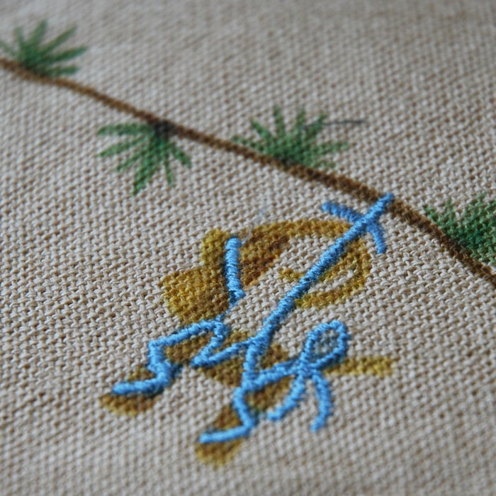 Kähler Hammershøi Christmas Tree Rug, Sand, Ø: 51.2"