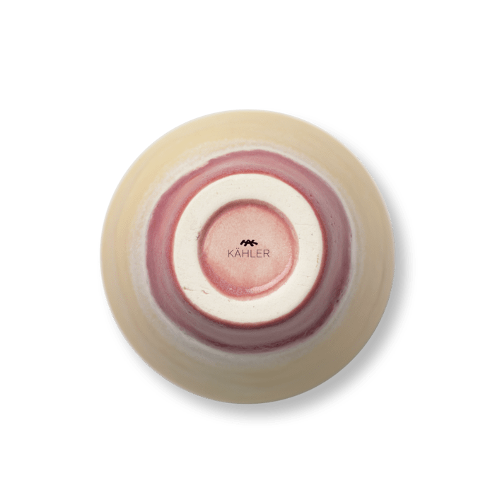 Kähler Poppery Vase, Pink/Mint/Yellow, H: 4.7''