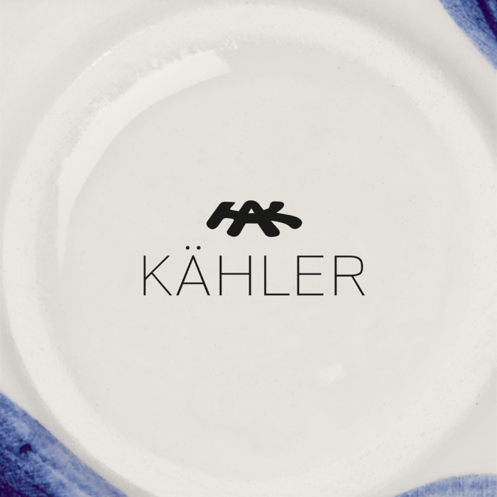 Kähler Tulle Vase, Blue, H: 4.1"