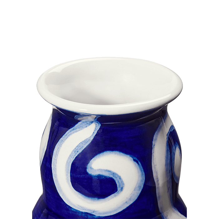 Kähler Tulle Vase, Blue, H: 5.1"