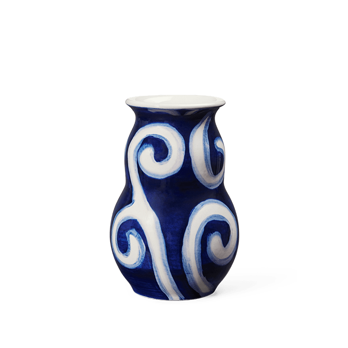 Kähler Tulle Vase, Blue, H: 5.1"