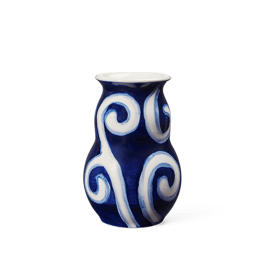 Kähler Tulle Vase, Blue, H: 5.1"
