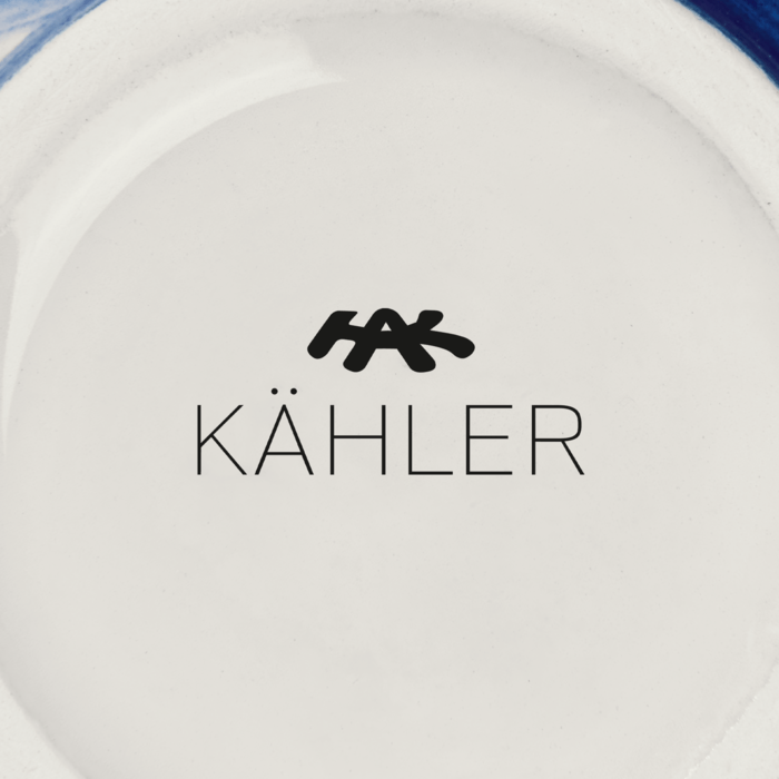 Kähler Tulle Vase, Blue, H: 5.1"